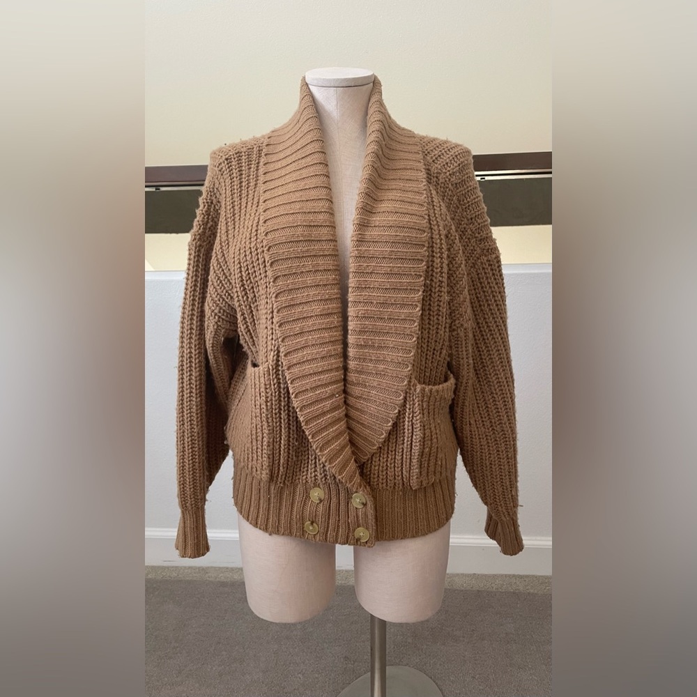 Anthropologie | 4-Button Knit Cardigan